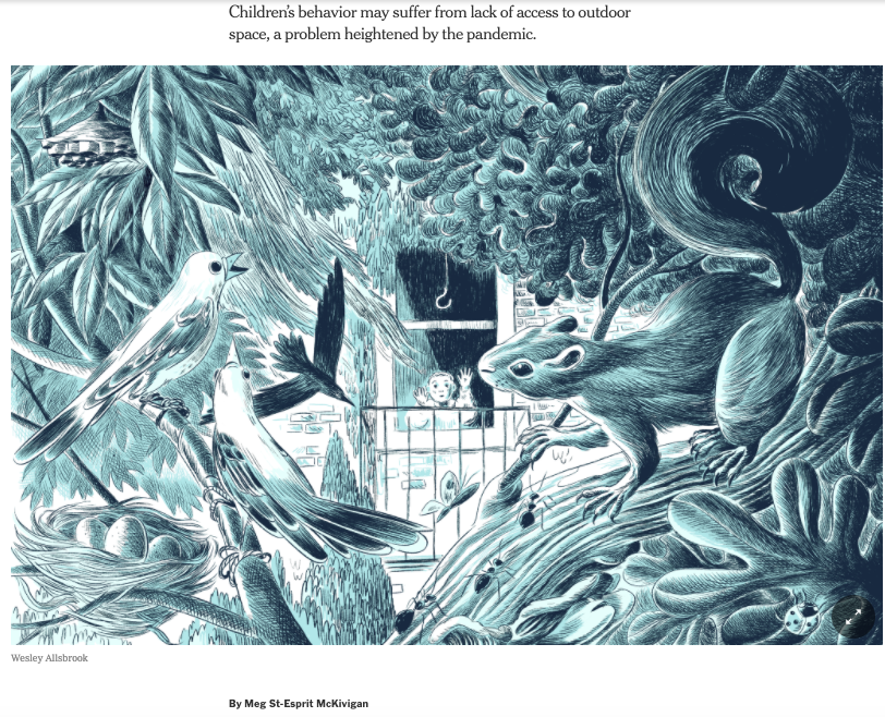 “‘Nature Deficit Disorder’ Is Really a Thing”, NY Times, by Meg St-Esprit