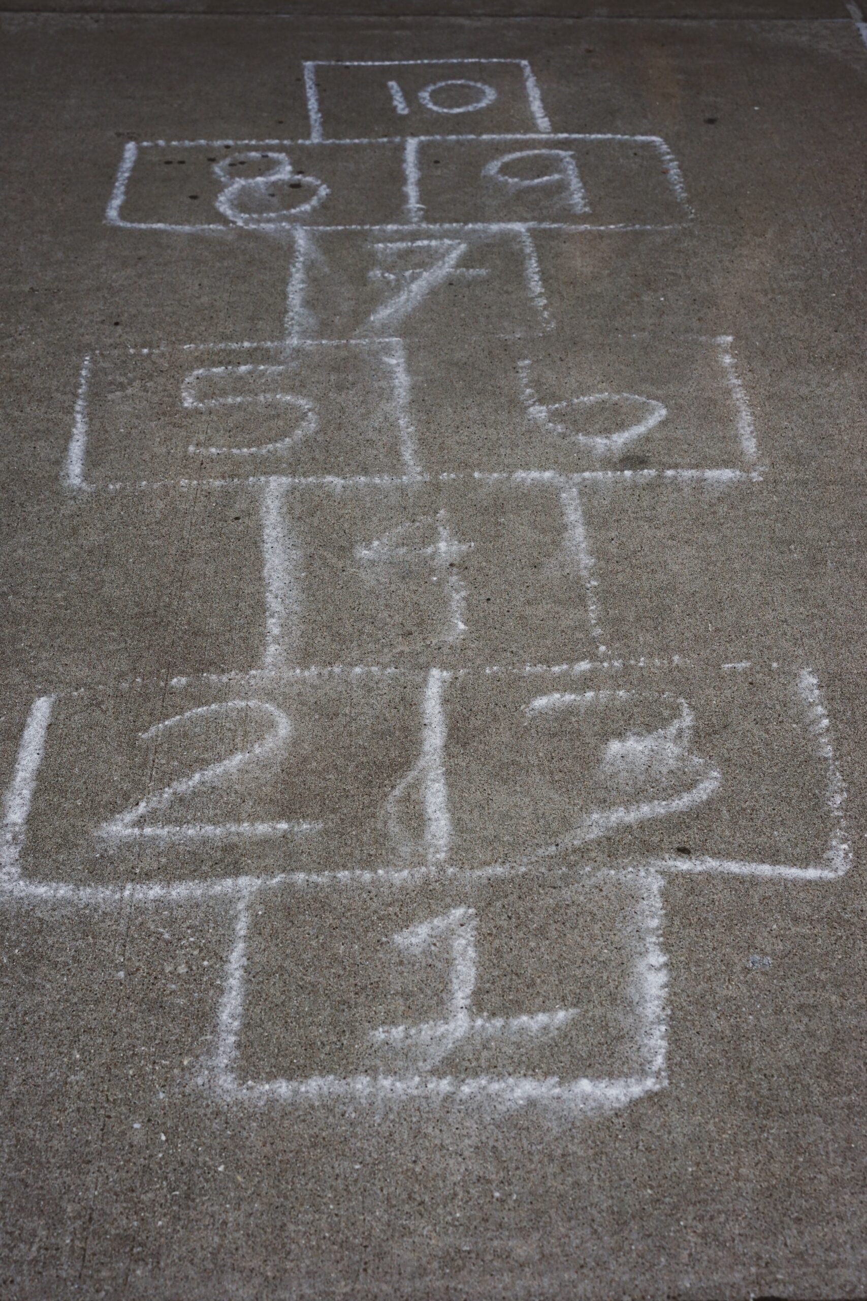 Homemade Hopscotch